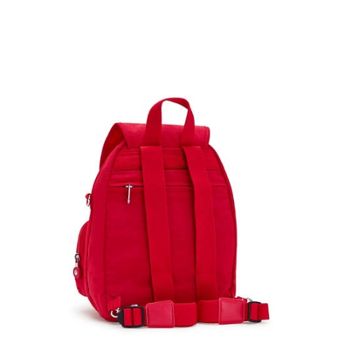 Kipling Firefly Up Convertible Backpacks Red | AU9852GEB