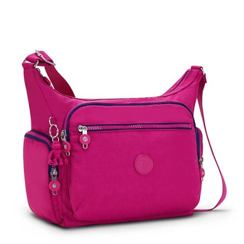 Kipling Gabbie Crossbody Bags Pink Fuchsia | AU8529FYH