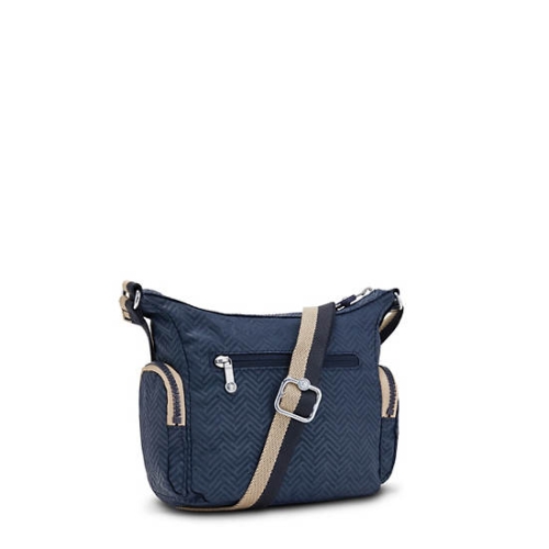 Kipling Gabbie Mini Printed Crossbody Bags Blue | AU1346AQE