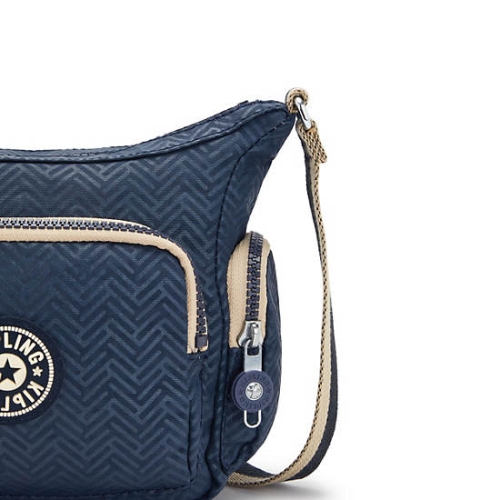 Kipling Gabbie Mini Printed Crossbody Bags Blue | AU1346AQE