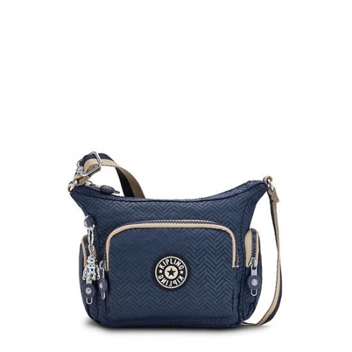 Kipling Gabbie Mini Printed Crossbody Bags Blue | AU1346AQE