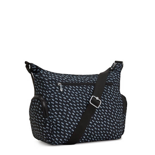 Kipling Gabbie Printed Crossbody Bags Black | AU7952UZN