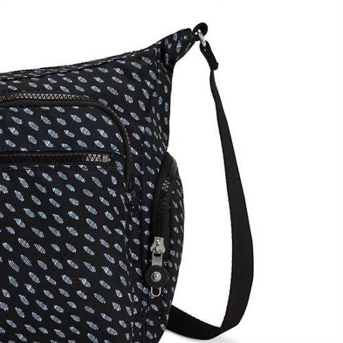 Kipling Gabbie Printed Crossbody Bags Black | AU7952UZN