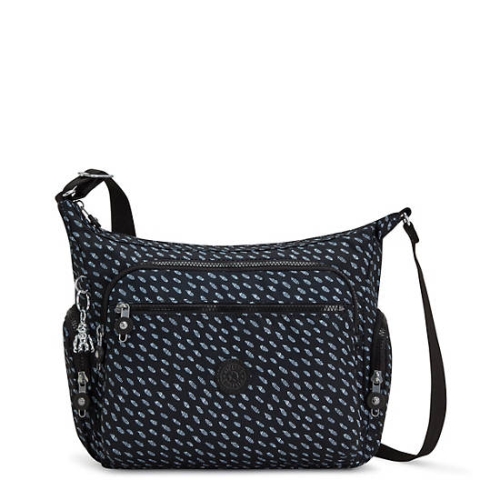 Kipling Gabbie Printed Crossbody Bags Black | AU7952UZN