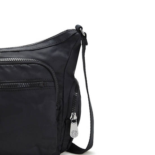 Kipling Gabbie Small Crossbody Bags Black Camo | AU6214YVZ