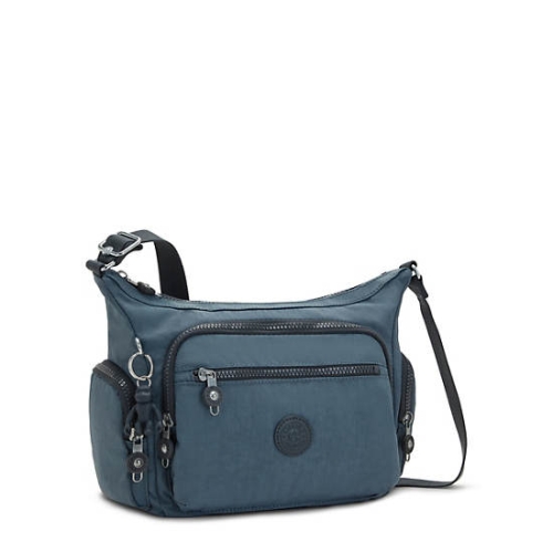 Kipling Gabbie Small Crossbody Bags Navy Grey | AU6802IUC