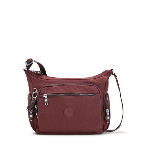 Kipling Gabbie Small Crossbody Bags Red Grey | AU1580XSN