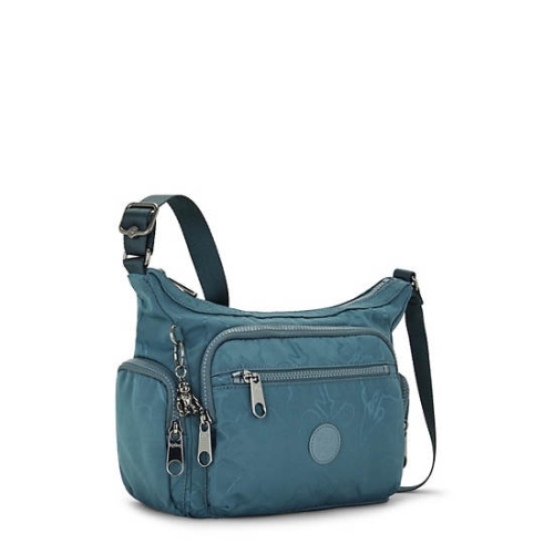 Kipling Gabbie Small Printed Crossbody Bags Navy Grey | AU2936HXE