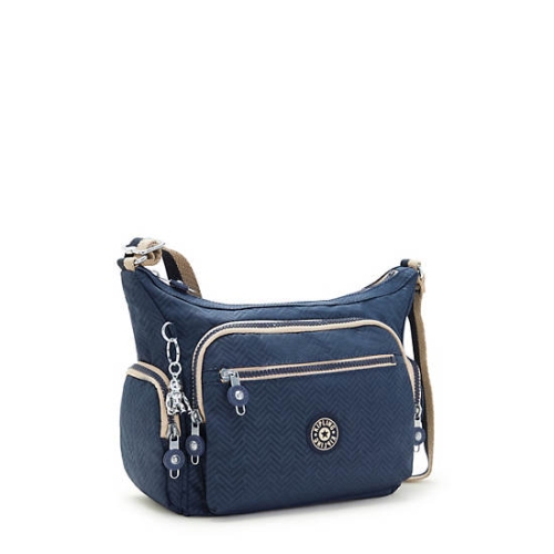 Kipling Gabbie Small Printed Crossbody Bags Blue | AU5812OPJ