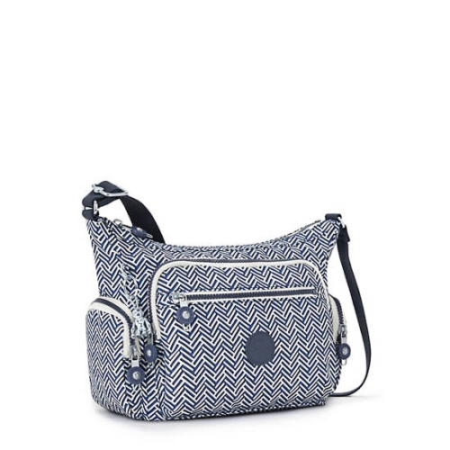 Kipling Gabbie Small Printed Crossbody Bags Grey | AU6824UFZ