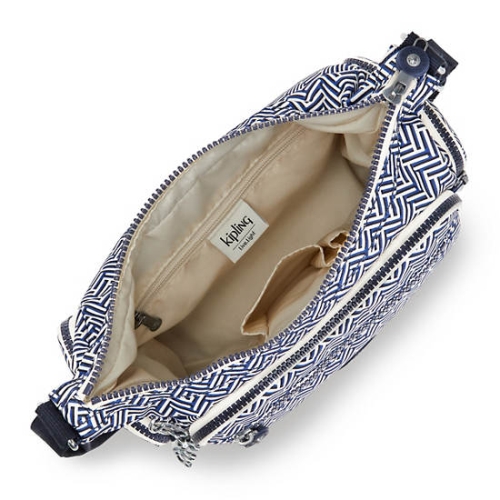 Kipling Gabbie Small Printed Crossbody Bags Grey | AU6824UFZ