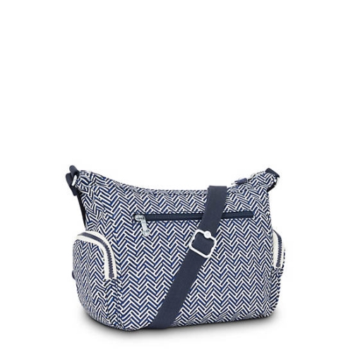 Kipling Gabbie Small Printed Crossbody Bags Grey | AU6824UFZ