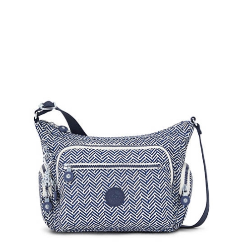 Kipling Gabbie Small Printed Crossbody Bags Grey | AU6824UFZ