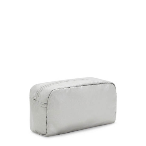 Kipling Gleam Metallic Pouches Silver | AU2045EQL