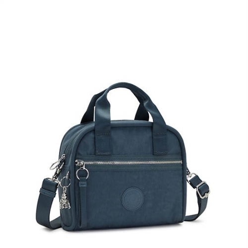 Kipling Hadya Shoulder Bags Navy Grey | AU0598LNQ