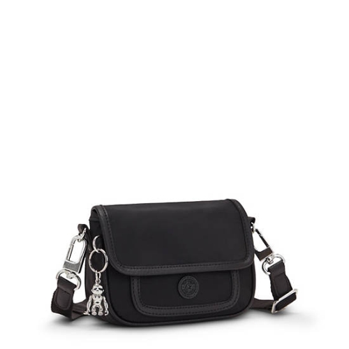 Kipling Inaki Small Crossbody Bag Handbags Black | AU8397VMX