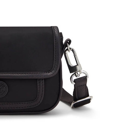 Kipling Inaki Small Crossbody Bag Handbags Black | AU8397VMX