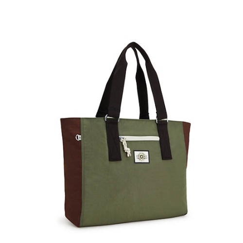 Kipling Jodi M Tote Bags Olive | AU9740OMD