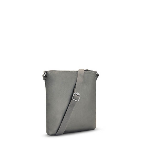 Kipling Keiko Metallic Crossbody Mini Bags Grey | AU6547GRB