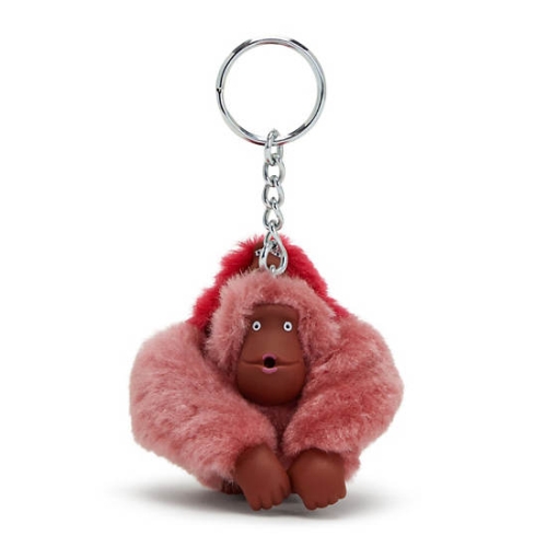 Kipling Mom And Baby Sven Monkey Keychains Red | AU4105XUS