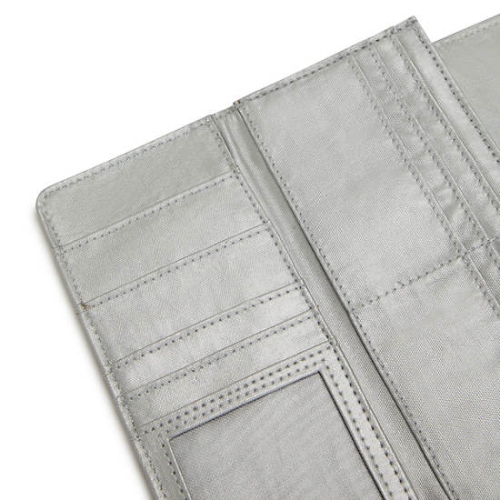 Kipling Money Land Metallic Snap Wallets Silver | AU9031TJC