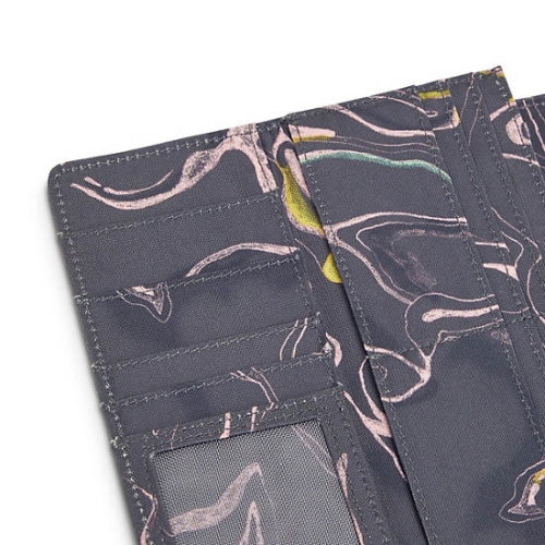 Kipling Money Land Printed Snap Wallets Grey | AU4320VDK