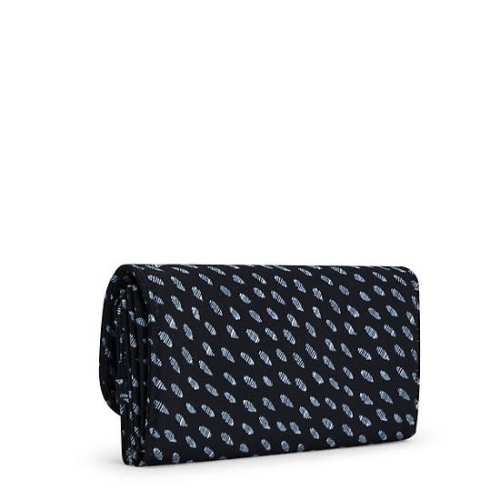 Kipling Money Land Printed Snap Wallets Navy | AU5413MQR