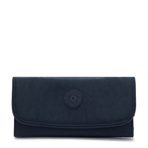 Kipling Money Land Snap Wallets Blue | AU5381PYB