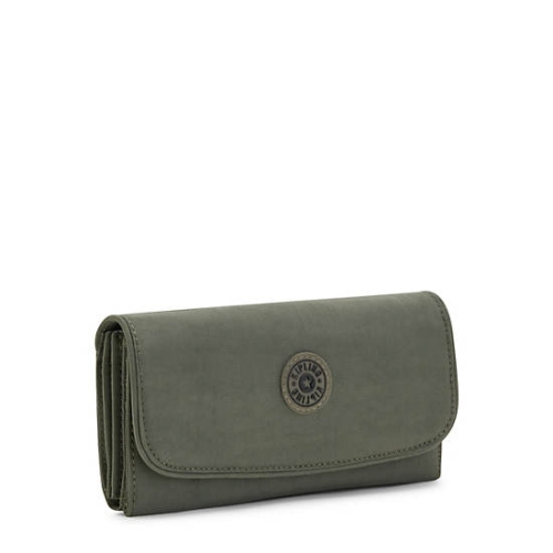 Kipling Money Land Snap Wallets Green | AU1594NHG