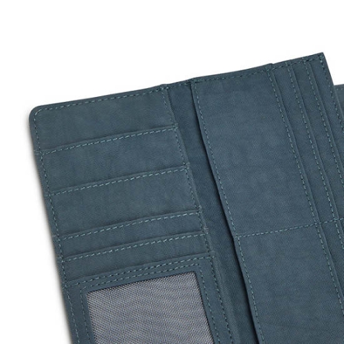 Kipling Money Land Snap Wallets Navy Grey | AU1408ZRC