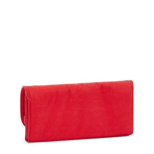 Kipling Money Land Snap Wallets Red | AU2985YRA