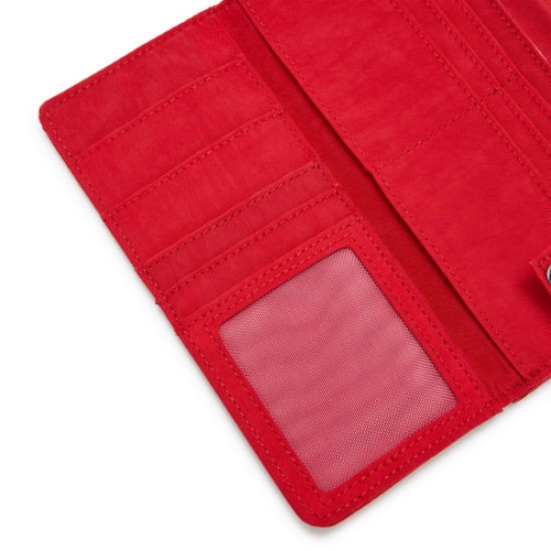 Kipling Money Land Snap Wallets Red | AU2985YRA