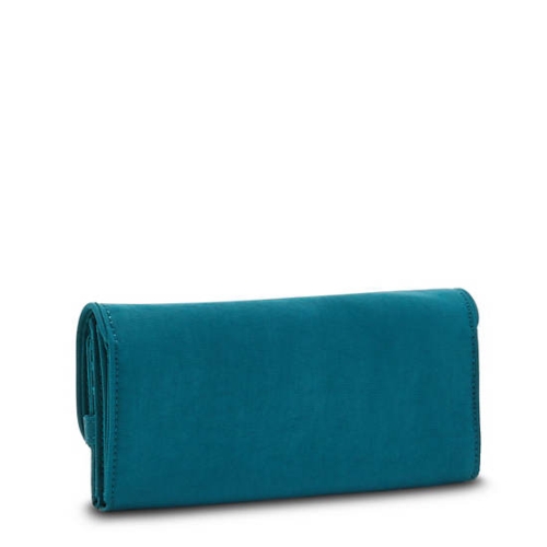 Kipling Money Land Snap Wallets Turquoise | AU5287GAS