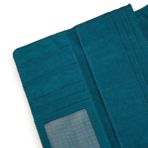 Kipling Money Land Snap Wallets Turquoise | AU5287GAS