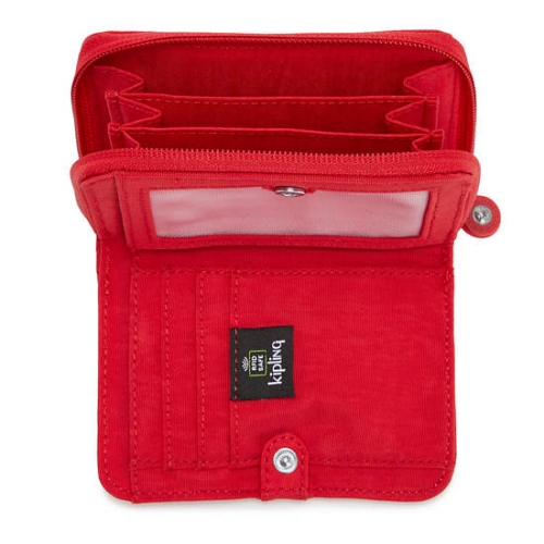 Kipling Money Love Classic Small Wallets Red | AU6897ZCS