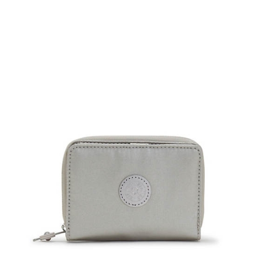 Kipling Money Love Metallic Small Wallets Silver | AU1983PEN