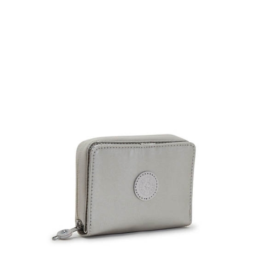 Kipling Money Love Metallic Small Wallets Silver | AU9083PXR