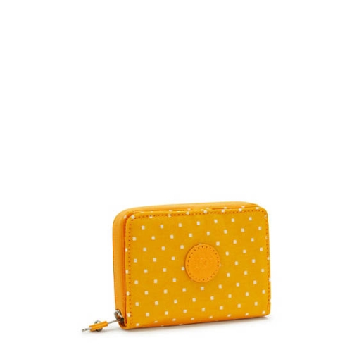 Kipling Money Love Printed Small Wallets Yellow | AU0368YWZ