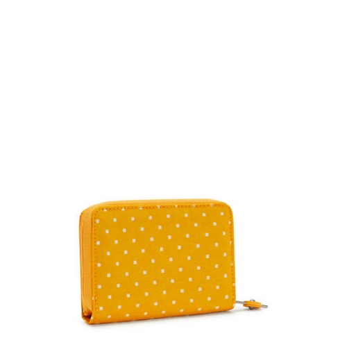 Kipling Money Love Printed Small Wallets Yellow | AU0368YWZ