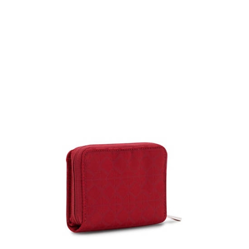 Kipling Money Love Small Wallets Red | AU7215TRL