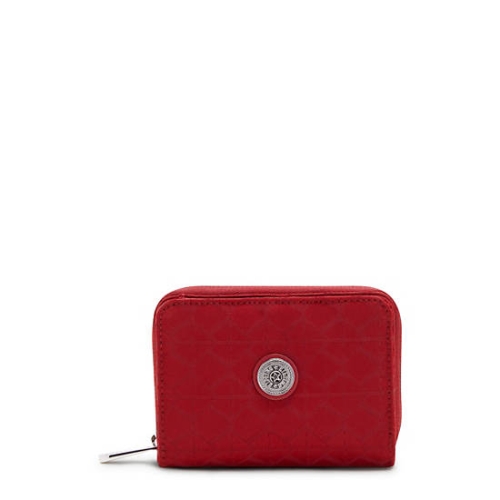 Kipling Money Love Small Wallets Red | AU7215TRL