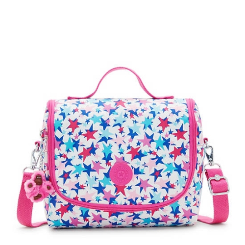 Kipling New Kichirou Printed Lunch Bag Pink | AU0354ODZ