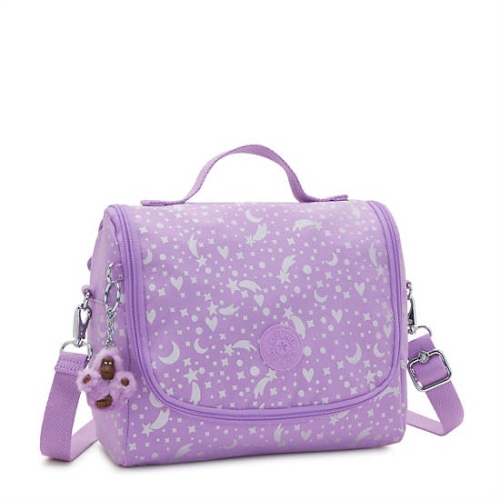 Kipling New Kichirou Printed Lunch Bag Purple | AU4021XAJ