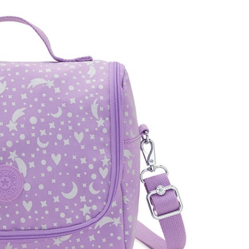 Kipling New Kichirou Printed Lunch Bag Purple | AU4021XAJ