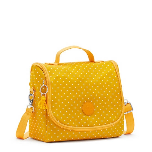 Kipling New Kichirou Printed Lunch Bag Yellow | AU7651GSV