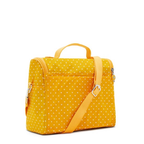 Kipling New Kichirou Printed Lunch Bag Yellow | AU7651GSV