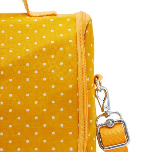 Kipling New Kichirou Printed Lunch Bag Yellow | AU7651GSV