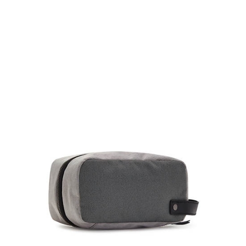 Kipling Riaz Toiletry Bags Grey Black | AU1902ACO