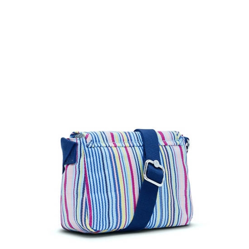 Kipling Sabian Classic Printed Crossbody Mini Bags Blue | AU2859YMW