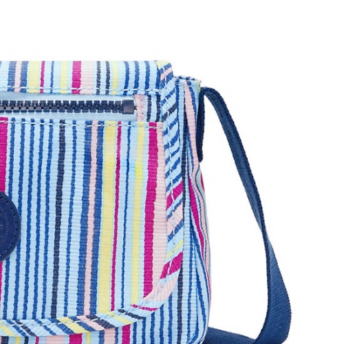 Kipling Sabian Classic Printed Crossbody Mini Bags Blue | AU2859YMW